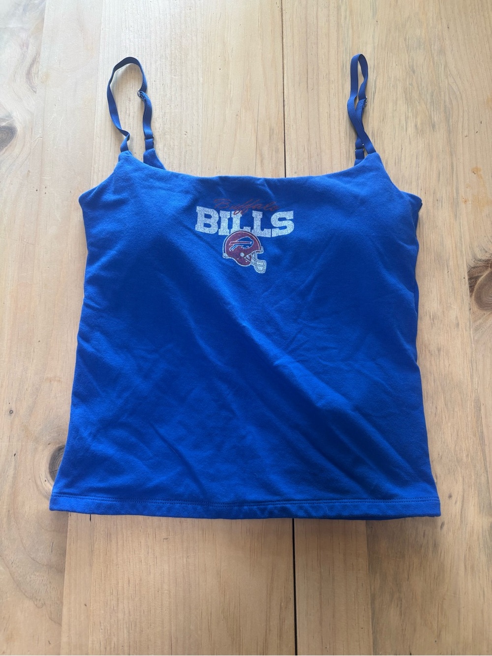 Abercrombie & Fitch Royal Blue Bills Logo 90s braless cami